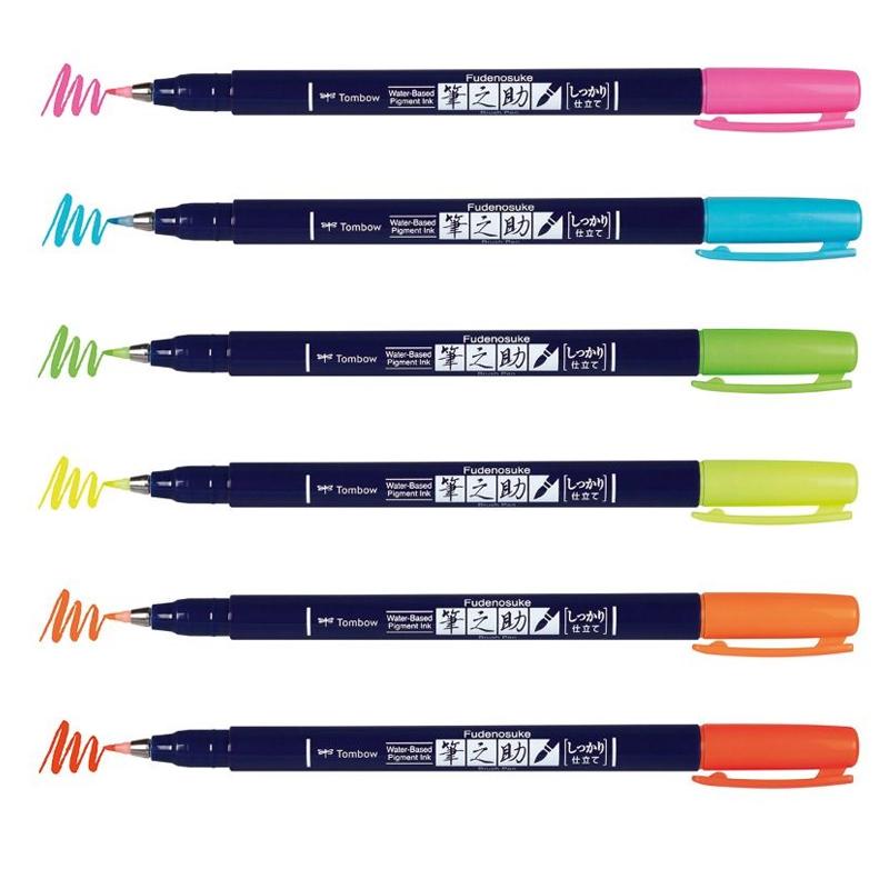 Tombow Markers Water-Based Pigment Ink Calligraphy Lettering Pens