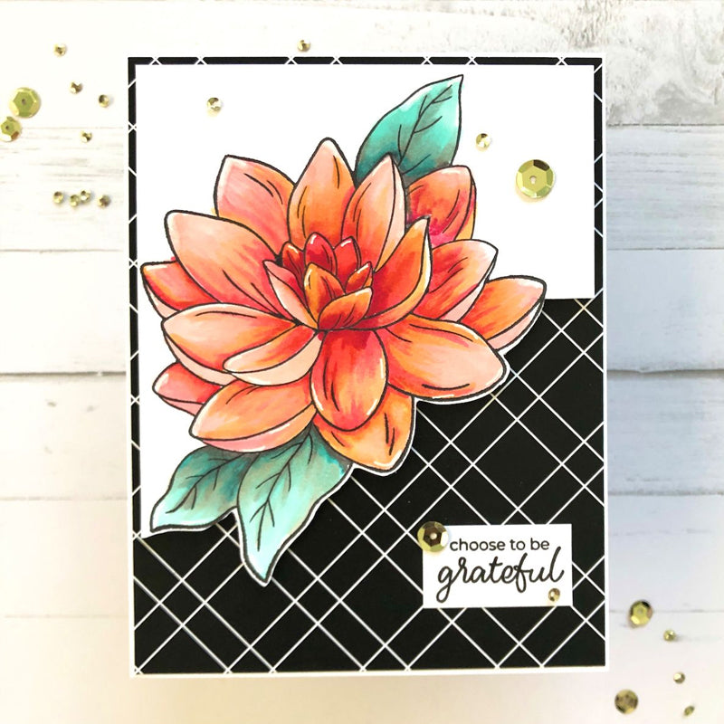 Altenew - Clear Stamps - Morning Flowers