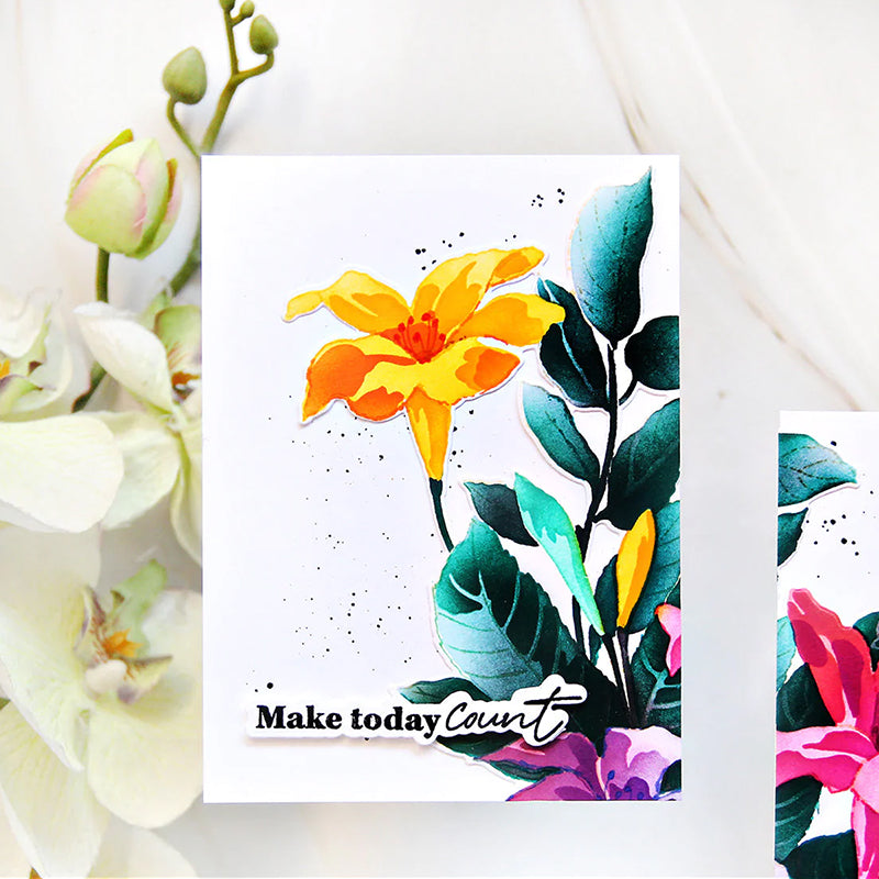 ALTENEW: Painted Flowers Add-On | Stamp & Die Bundle