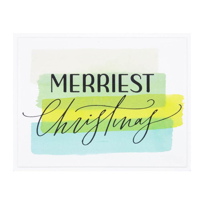 Spellbinders BetterPress Letterpress System Press Plate-Merriest Christmas