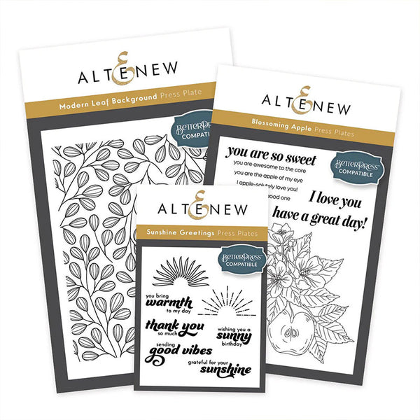 Altenew 3pc Press Plate Seasonal Splendors