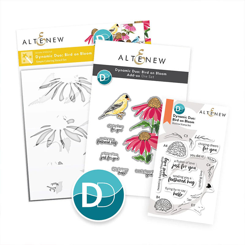 Altenew 3pc Dynamic Duo: Bird on Bloom