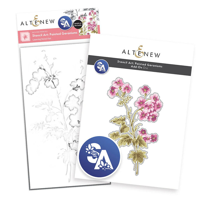 Altenew 2pc Painted Geraniums