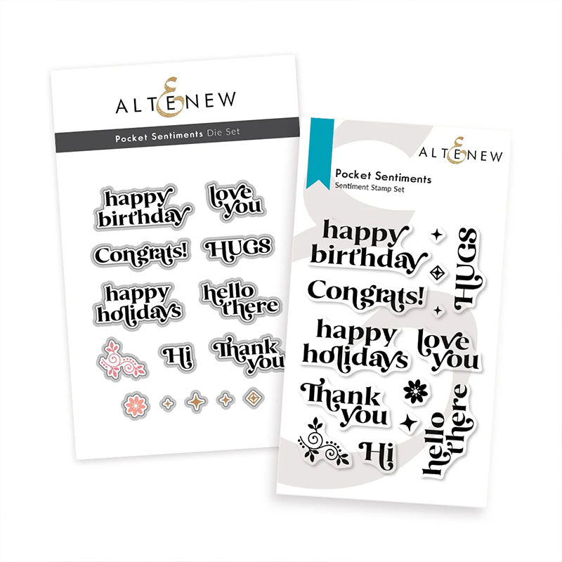 Altenew 2pc Pocket Sentiments