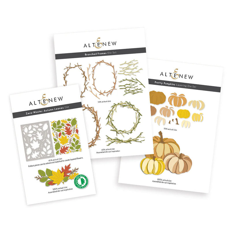 Altenew 3pc Dies Festive Autumn