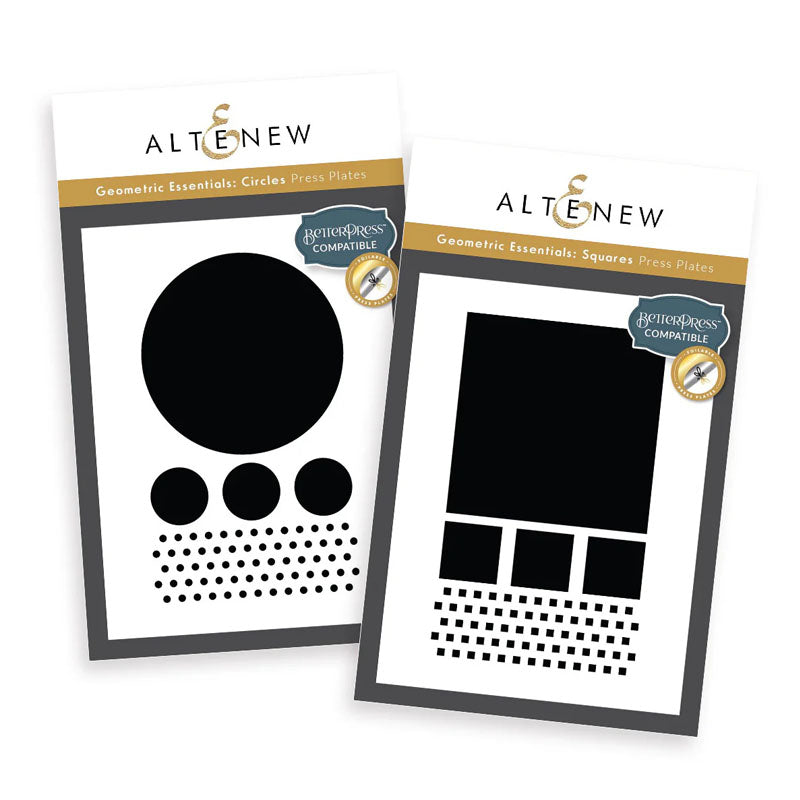 Altenew 2pc Press Plates Geometric Essentials