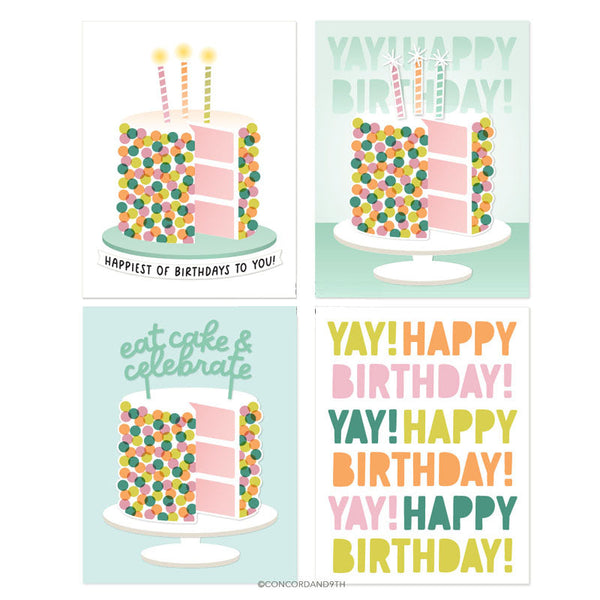 Concord & 9th Clear Stamps Cut The Cake