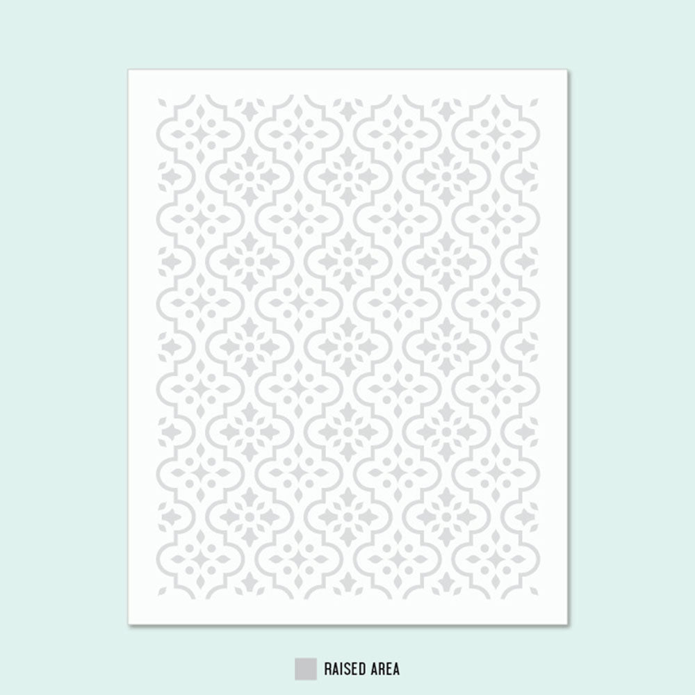 Concord & 9th Embossing Folder Charming