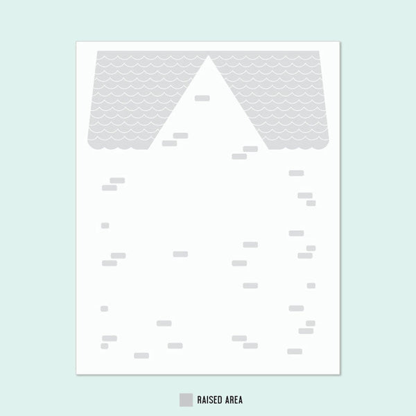 Concord & 9th Embossing Folder Our House