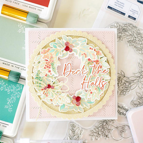 Pinkfresh Studio Clear Stamps Deck The Halls