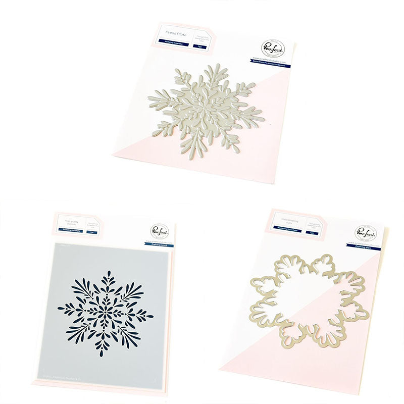 Pinkfresh Studio 3pc Radiating Snowflake