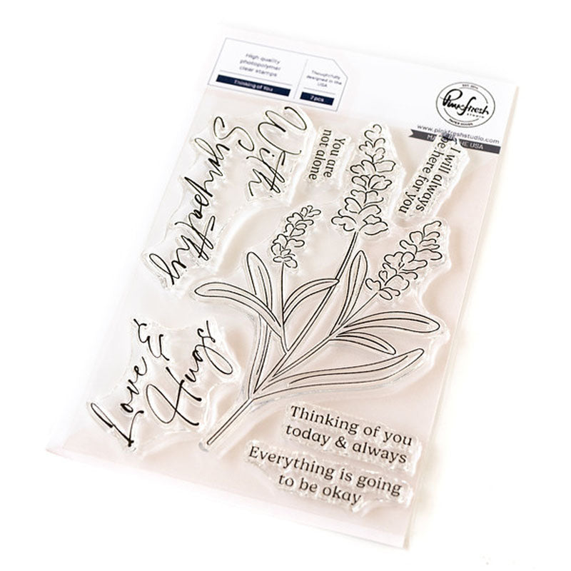 Pinkfresh Studio Clear Stamps Thinking Of You