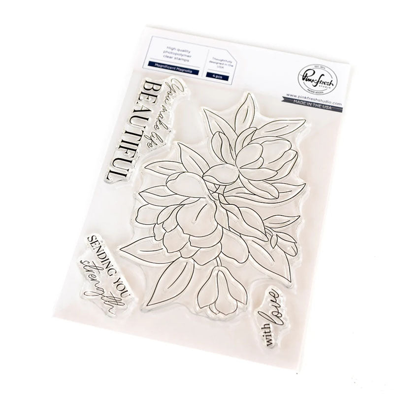 Pinkfresh Studio Clear Stamps Magnificent Magnolia