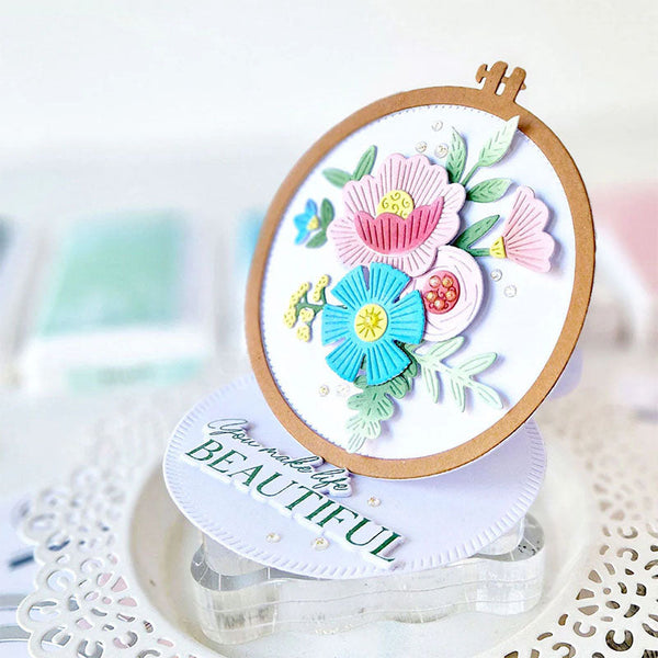 Pinkfresh Studio Dies Embroidery Hoops