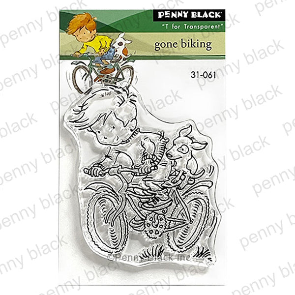 Penny Black Clear Stamps Gone Biking