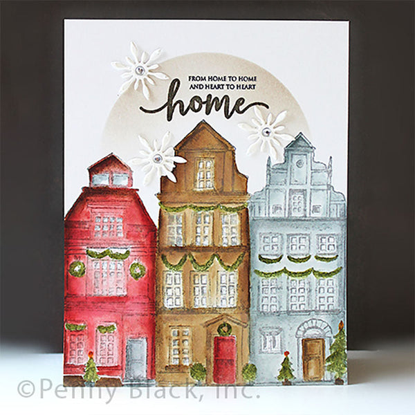 Penny Black Clear Stamps Home Builder