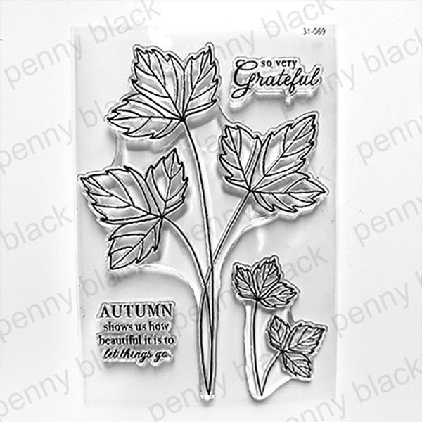 Penny Black Clear Stamps Letting Go