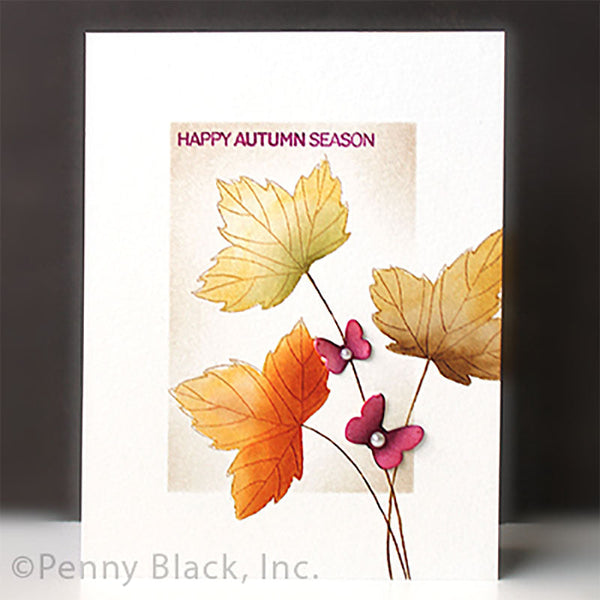 Penny Black Clear Stamps Letting Go