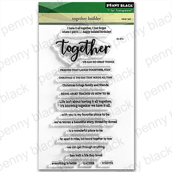 Penny Black Clear Stamps Together Builder