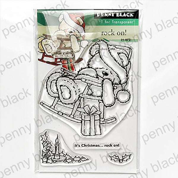 Penny Black Clear Stamps Rock On