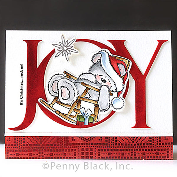 Penny Black Clear Stamps Rock On