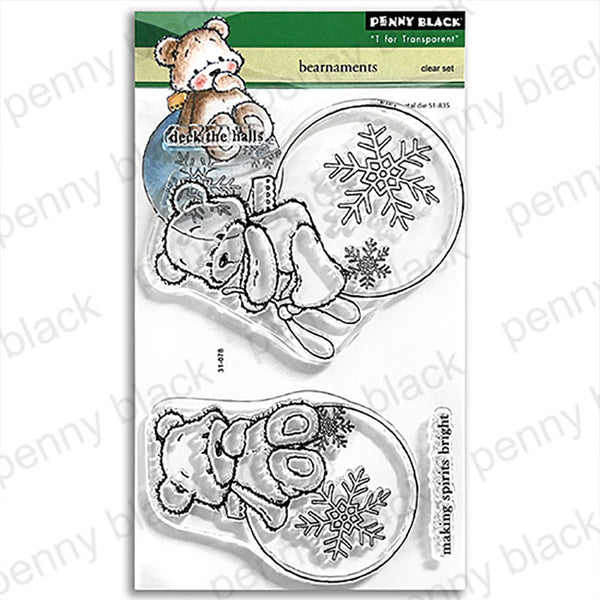 Penny Black Clear Stamps Bearnaments