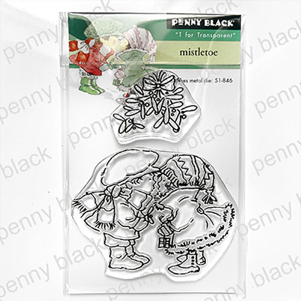 Penny Black Clear Stamps Mistletoe