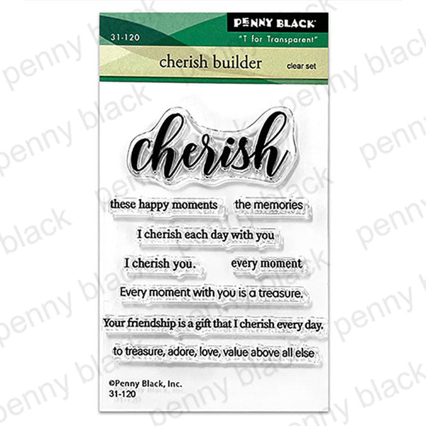 Penny Black Clear Stamps Cherish Builder