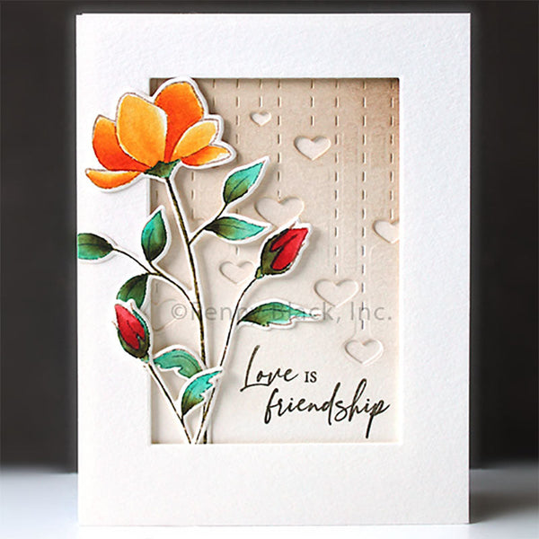 Penny Black Clear Stamps Love Blooms