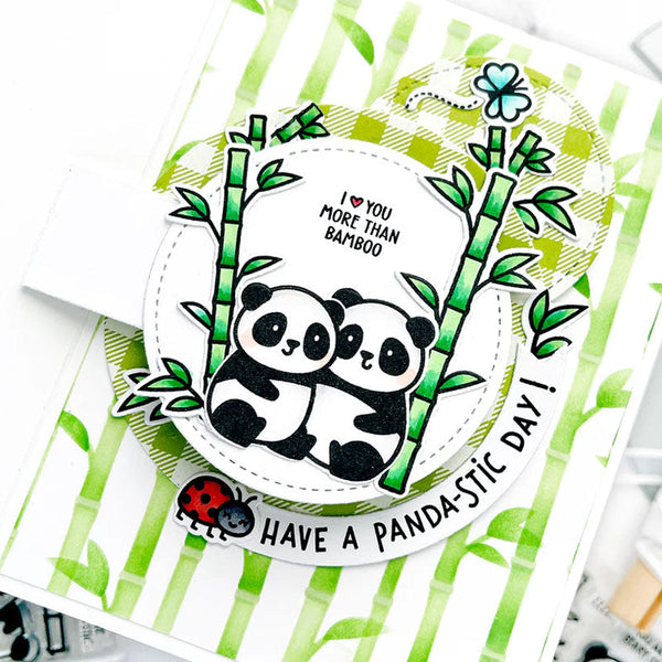 Lawn Fawn 3pc I Heart Pandas