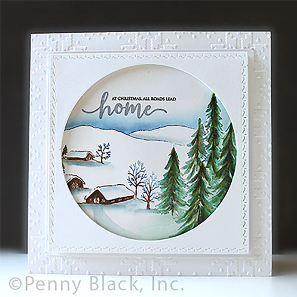 Penny Black Cling Stamp Rural Winter