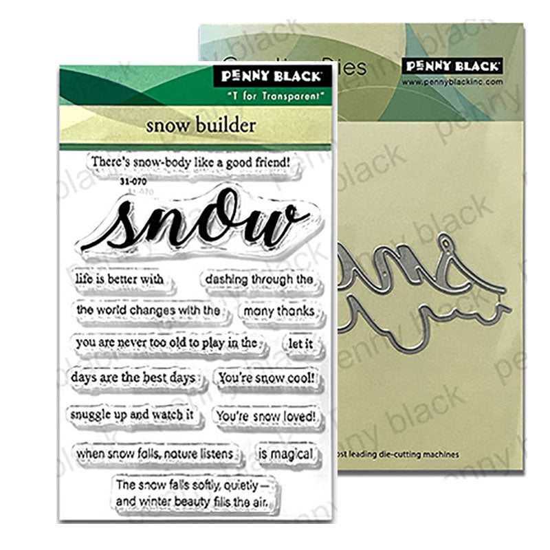 Penny Black 2pc Snow Builder