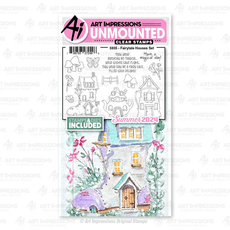 Art Impressions Stamps & Dies Fairytale Houses