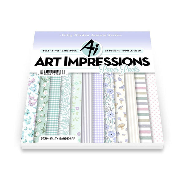 Art Impressions Paper Pack Fairy Garden