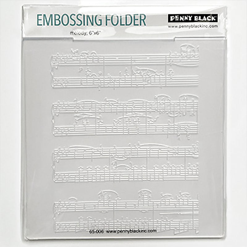 Penny Black Embossing Folder Melody