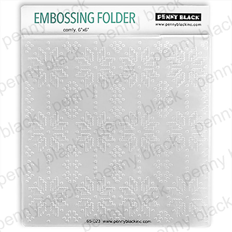 Penny Black Embossing Folder Comfy