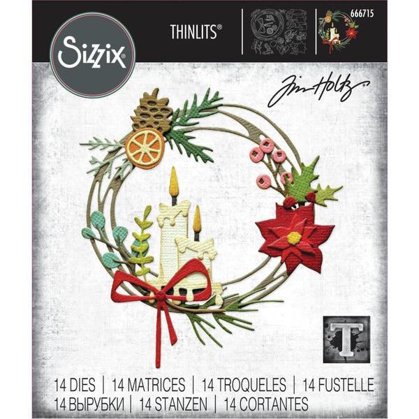 Sizzix Dies Vault Festive Wreath