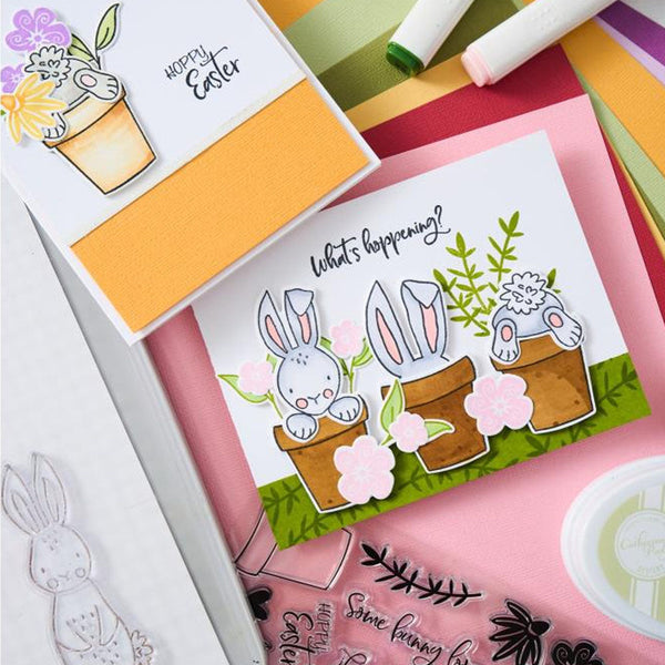 Sizzix Clear Stamps Bunny Bits & Blooms