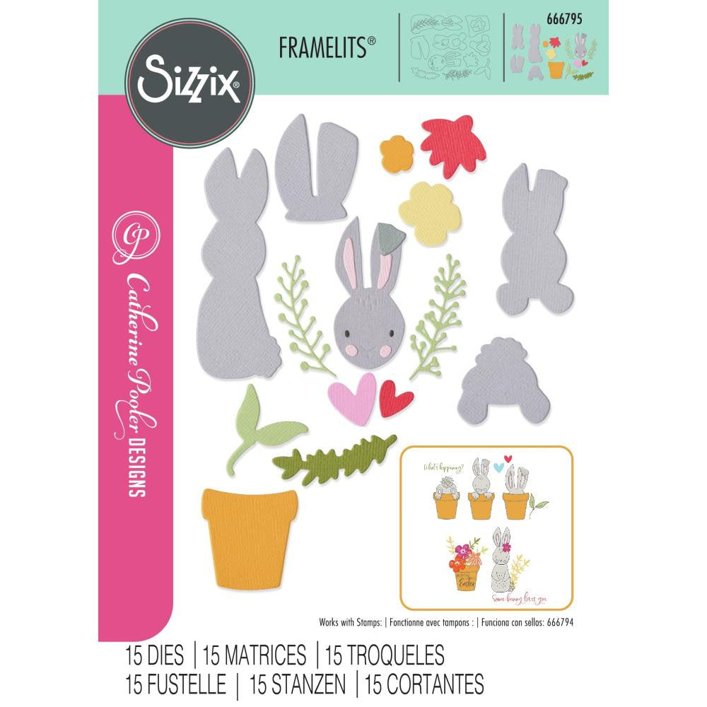 Sizzix Dies Bunny Bits & Blooms