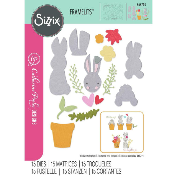 Sizzix Dies Bunny Bits & Blooms