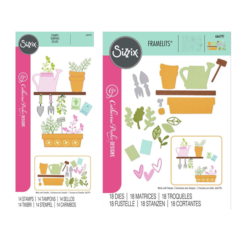 Sizzix 2pc Greenhouse Finds