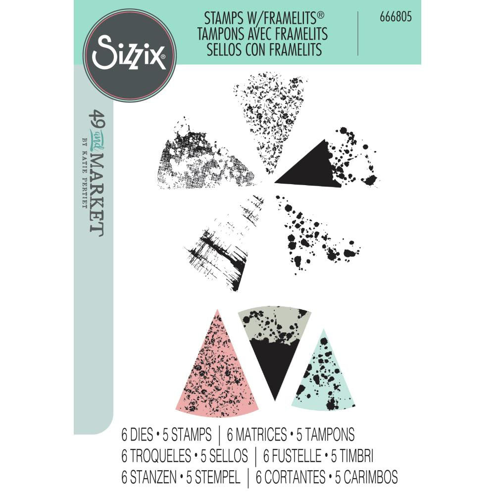 Sizzix Clear Stamps Build-A-Burst Painterly