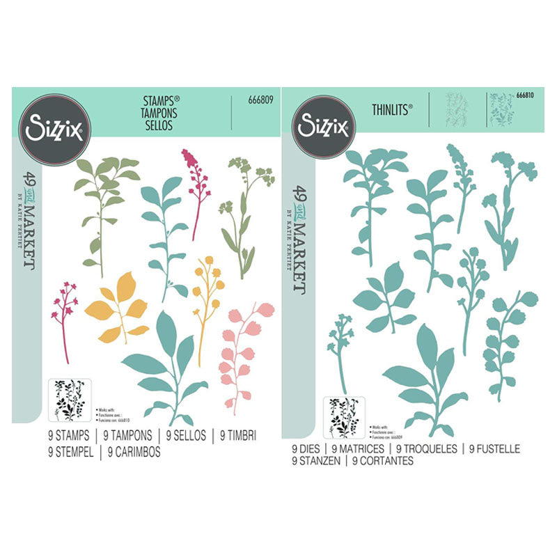 Sizzix 2pc Fine Stems