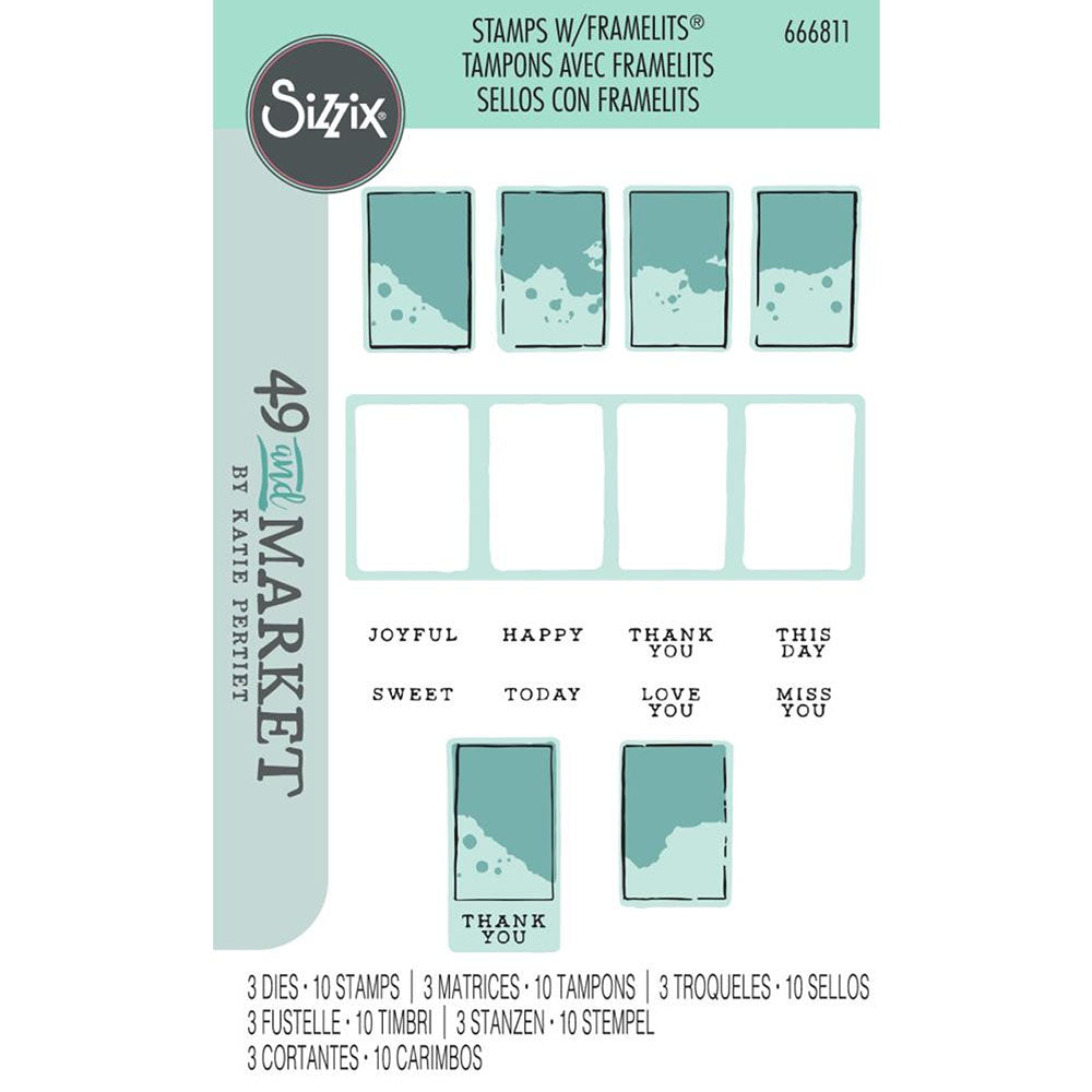 Sizzix Clear Stamps Painted Palettes