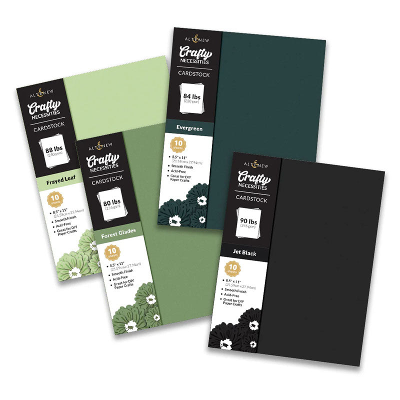 Altenew Cardstock Crafty Necessities Green Fields