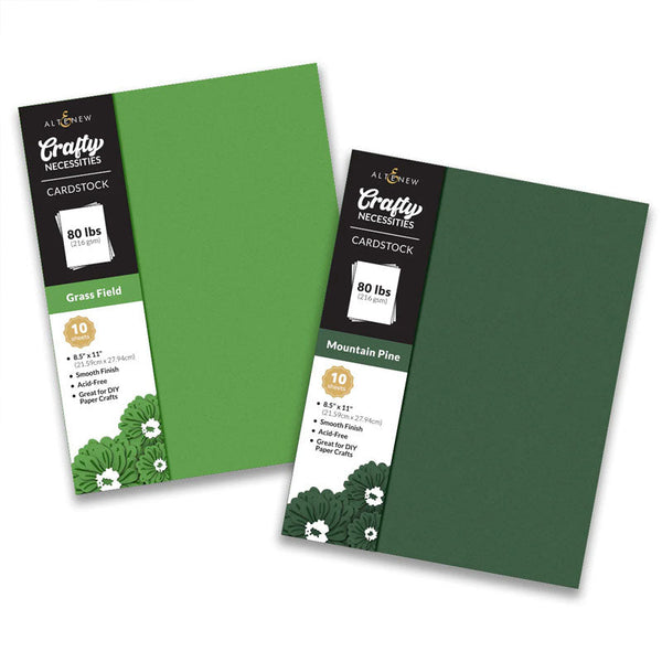 Altenew Cardstock Crafty Necessities Green Valley