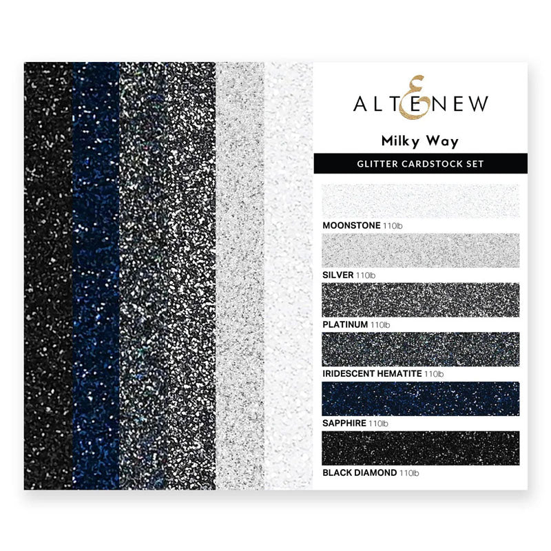 Altenew Glitter Gradient Cardstock Milky Way