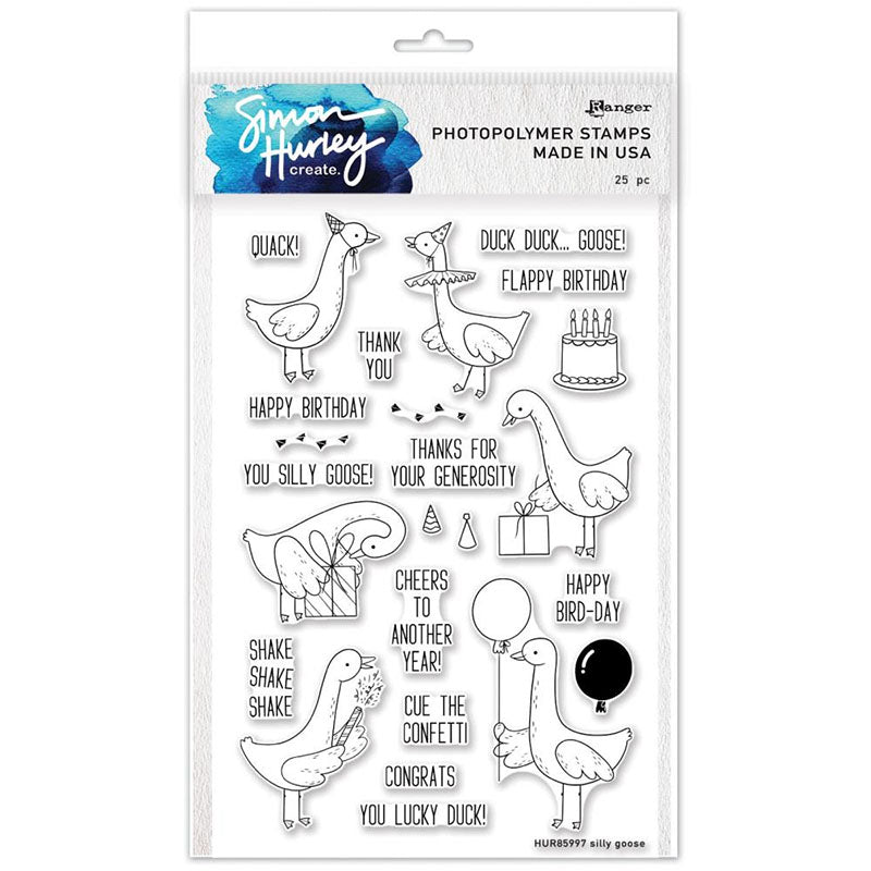 Simon Hurley Clear Stamps Silly Goose