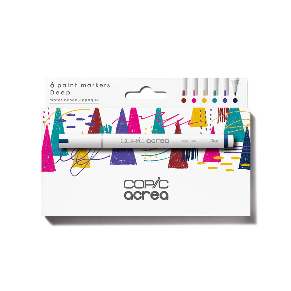 COPIC Acrea Marker 6pc Deep