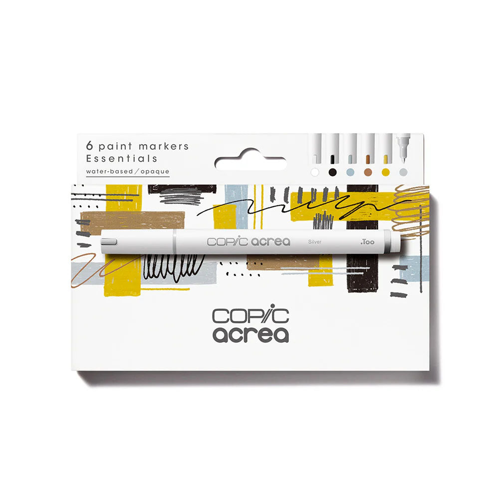 COPIC Acrea Marker 6pc Essentials